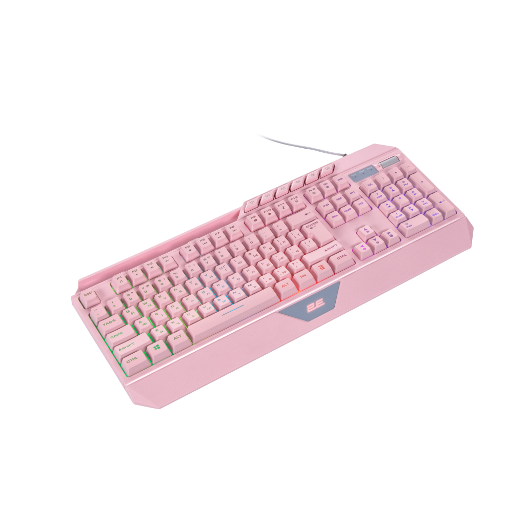 Клавіатура 2E Gaming KG315 RGB USB UA Pink (2E-KG315UPK) - зображення 5