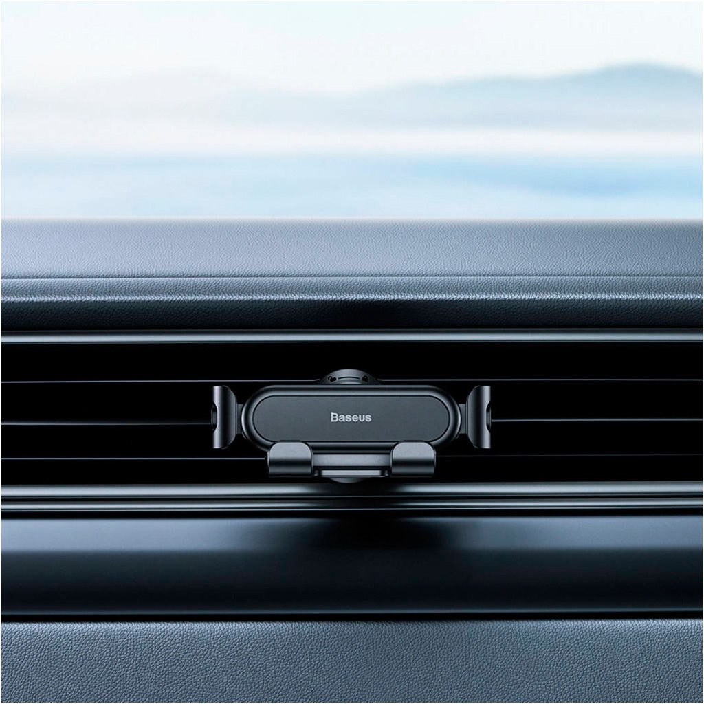 Універсальний автотримач Baseus Stable Gravitational Car Mount Lite (Air Outlet Version) (SUWX010001) - зображення 11