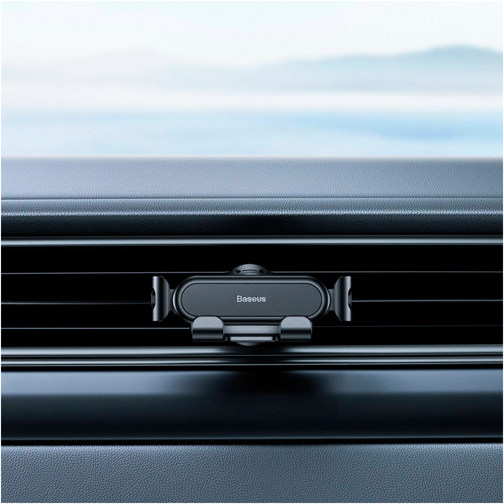Універсальний автотримач Baseus Stable Gravitational Car Mount Lite (Air Outlet Version) (SUWX010001) - зображення 11