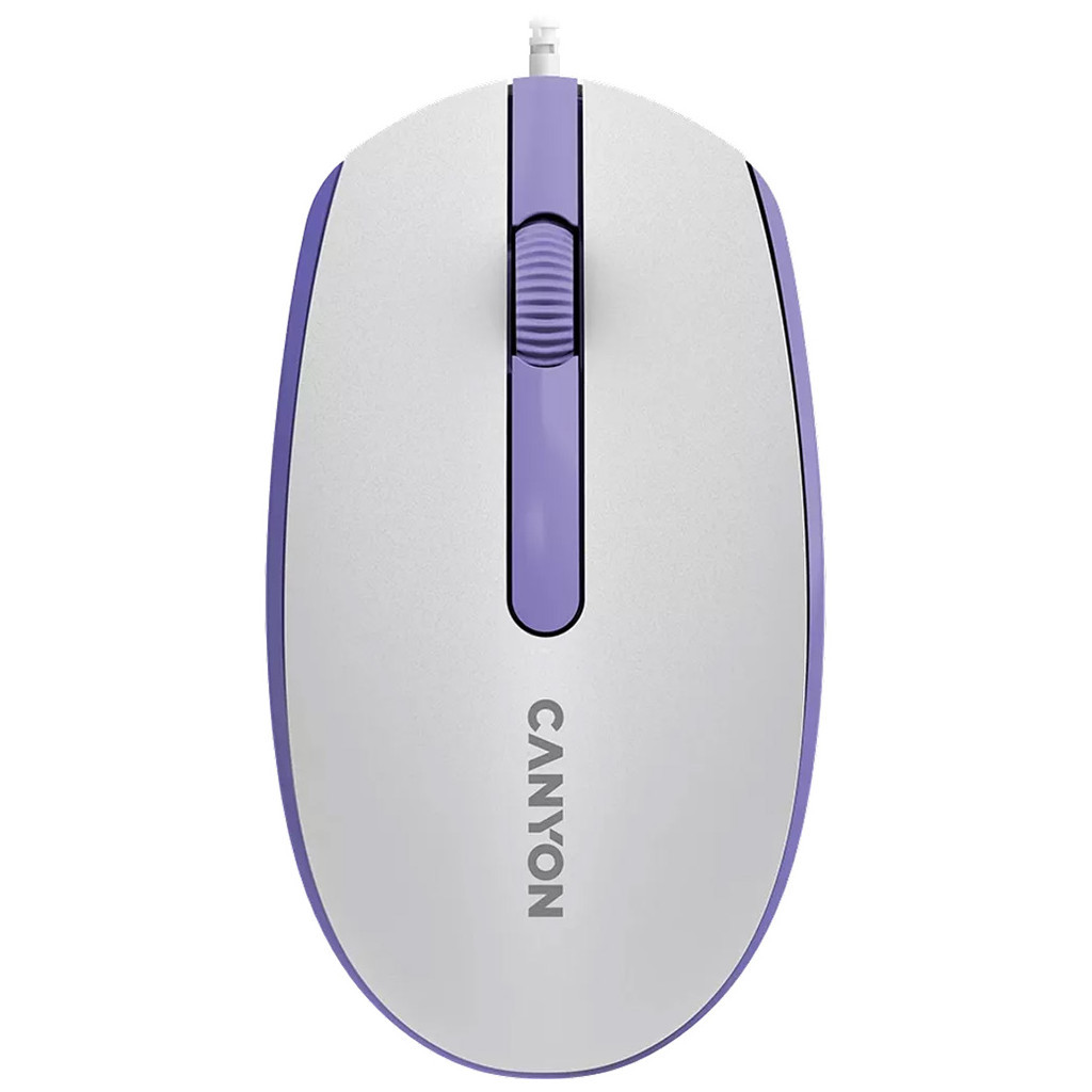 Мишка Canyon M-10 USB White Lavender (CNE-CMS10WL) - зображення 1