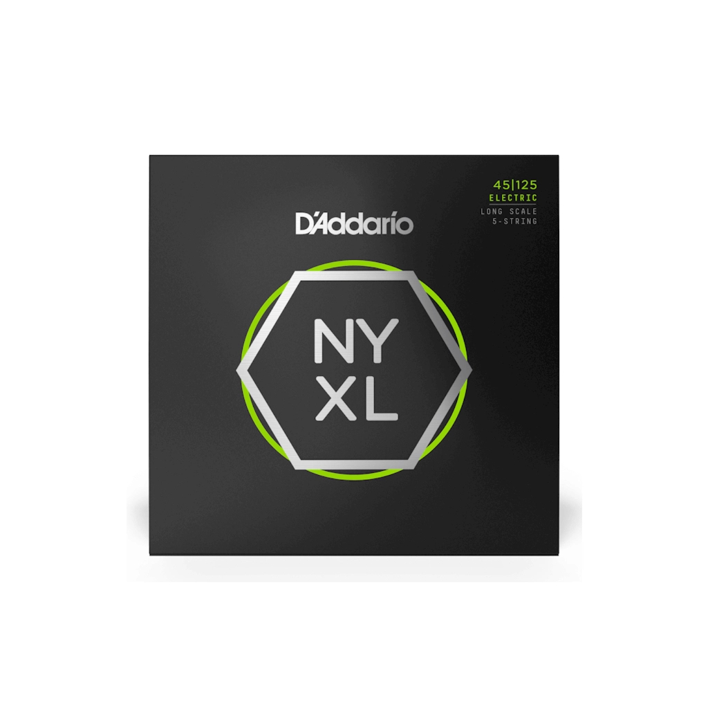 Струни для гітари D'Addario NYXL Bass Light Top / Medium Bottom 5-String (45-125) (NYXL45125) - зображення 1