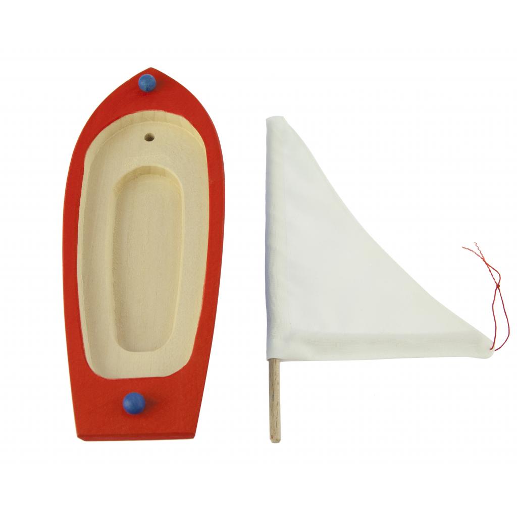 Машина Nic Вітрильник дерев'яний червоний (NIC526414) - зображення 2