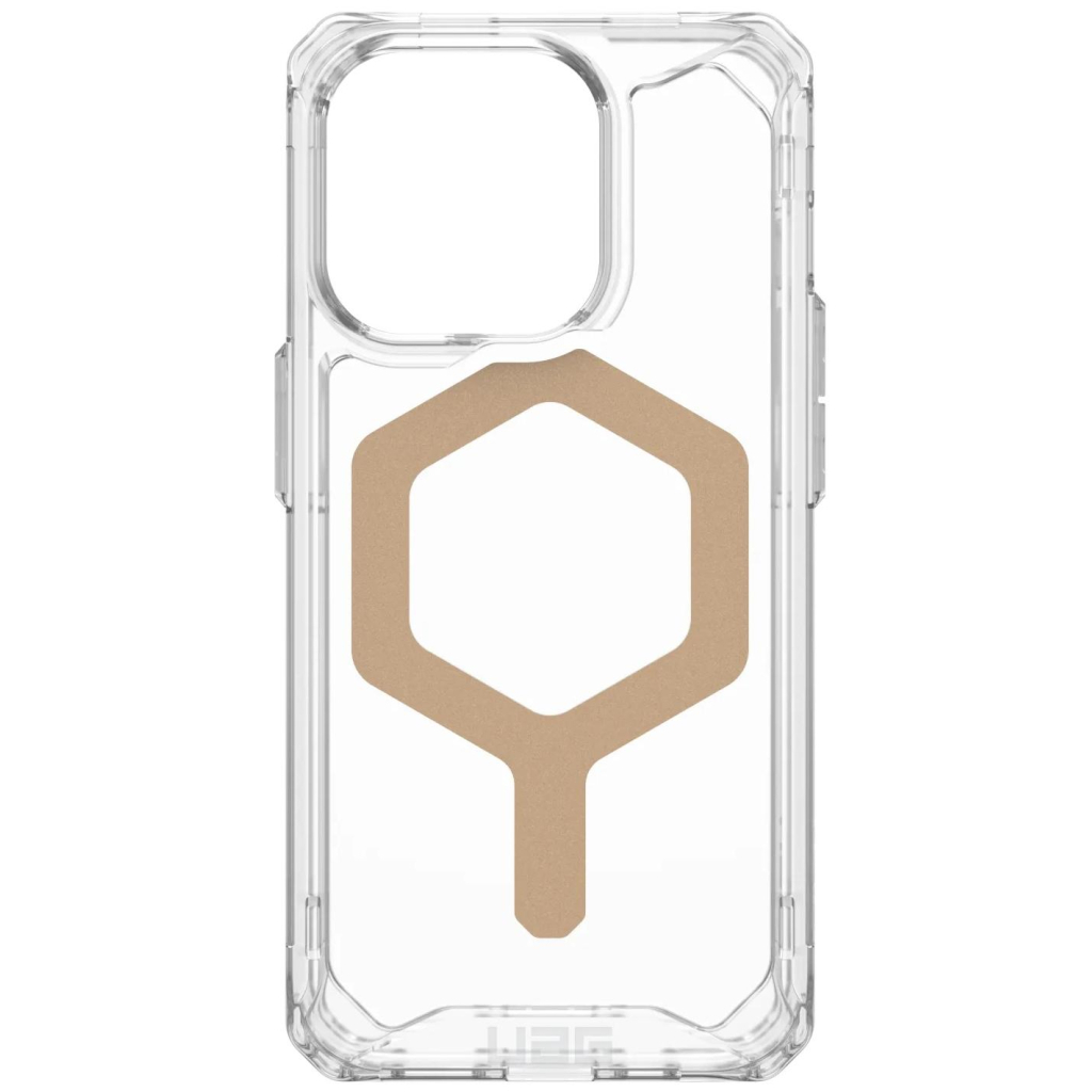 Чохол до мобільного телефона UAG Apple Iphone 15 Pro Plyo Magsafe, Ice/Gold (114286114381) - зображення 4