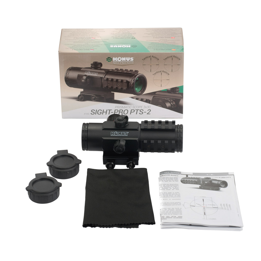 Оптичний приціл Konus SIGHT-PRO PTS2 3x30 (призматический) (7203) - зображення 5