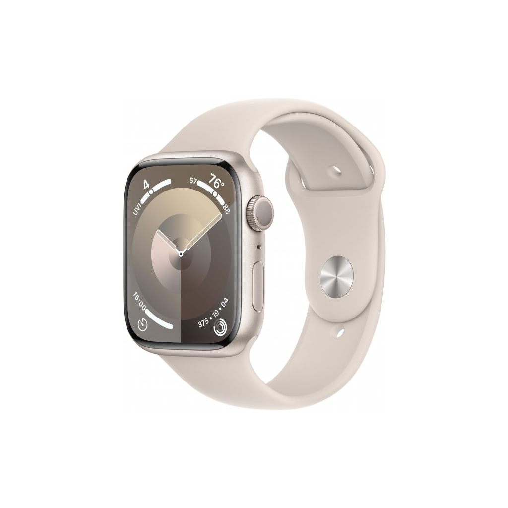 Смарт-годинник Apple Watch Series 9 GPS 41mm Starlight Aluminium Case with Starlight Sport Band - M/L (MR8U3QP/A) - зображення 1