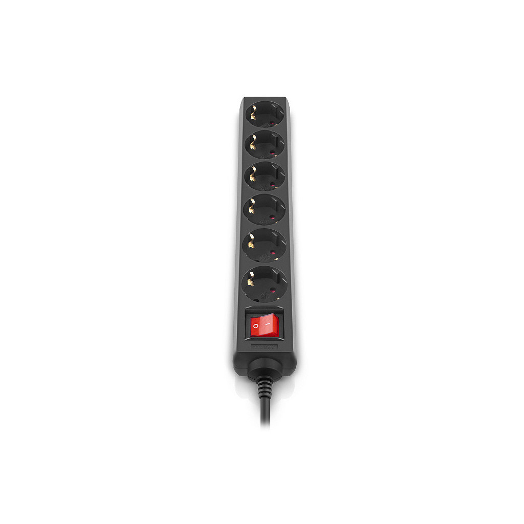 Мережевий фільтр живлення REAL-EL RS-6 Protect M 5m, black (EL122300036) - зображення 3