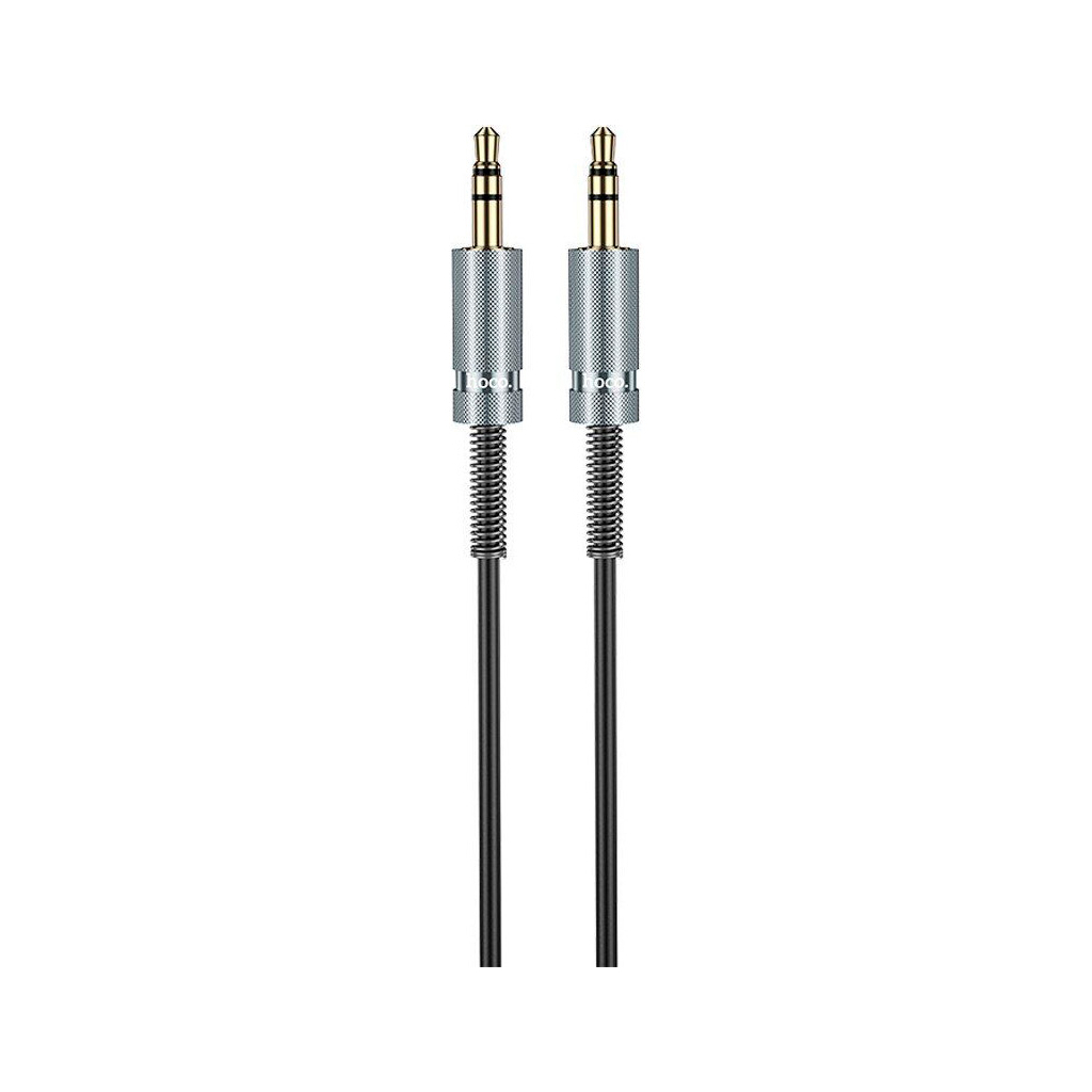 Кабель мультимедійний 3.5mm M to 3.5mm M 3.0m Black HOCO (6942007631235) - изображение 2