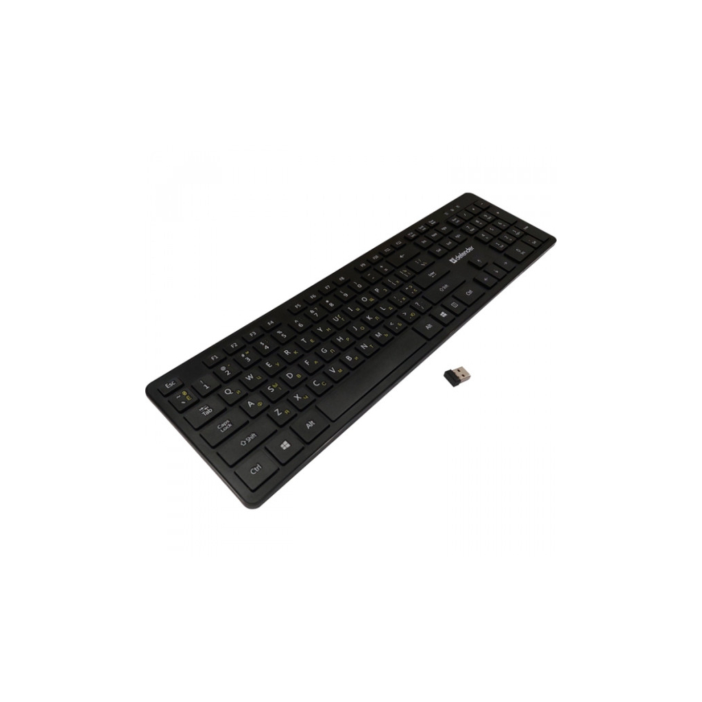 Клавіатура Defender Comfort MT Wireless UA Black (450950) - зображення 2