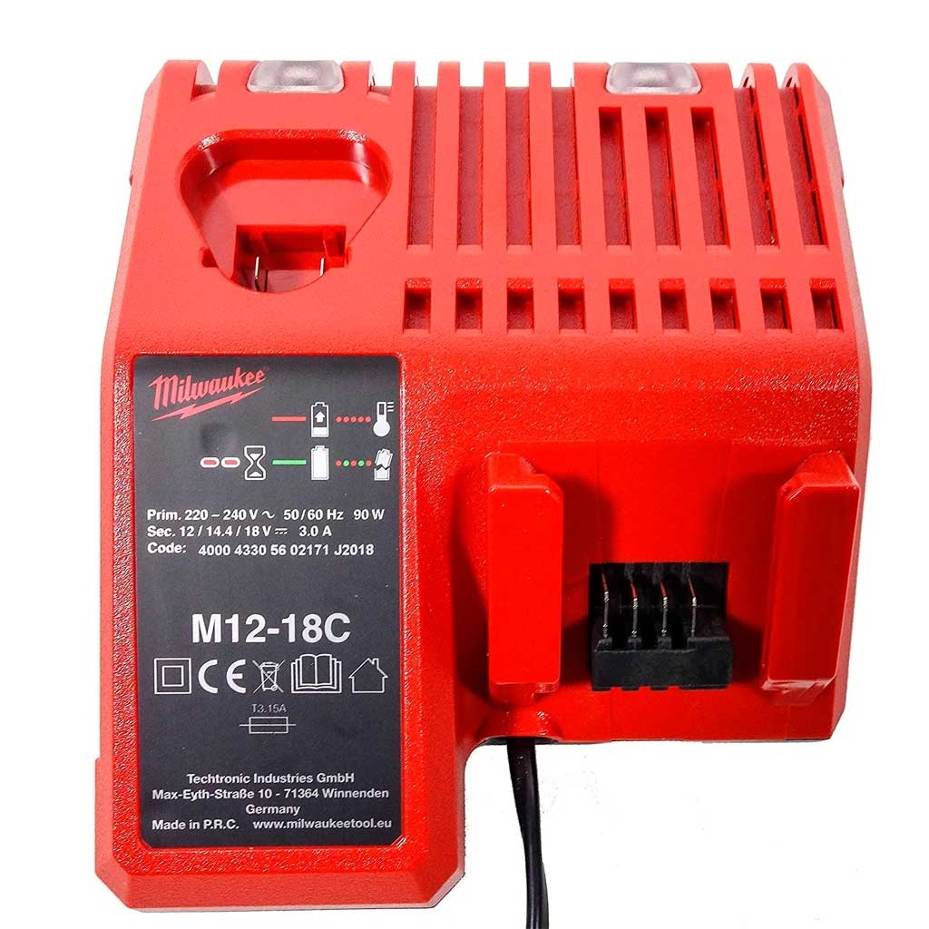 Зарядний пристрій для акумуляторів інструменту Milwaukee M12-18C (4932352959) - изображение 2