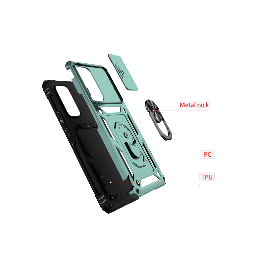 Чохол до мобільного телефона BeCover Military Xiaomi Redmi A1 / A2 Dark Green (708235) - зображення 4