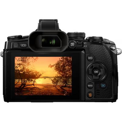 Цифровий фотоапарат Olympus E-M1 12-50 mm Kit black (V207015BE000) - зображення 4
