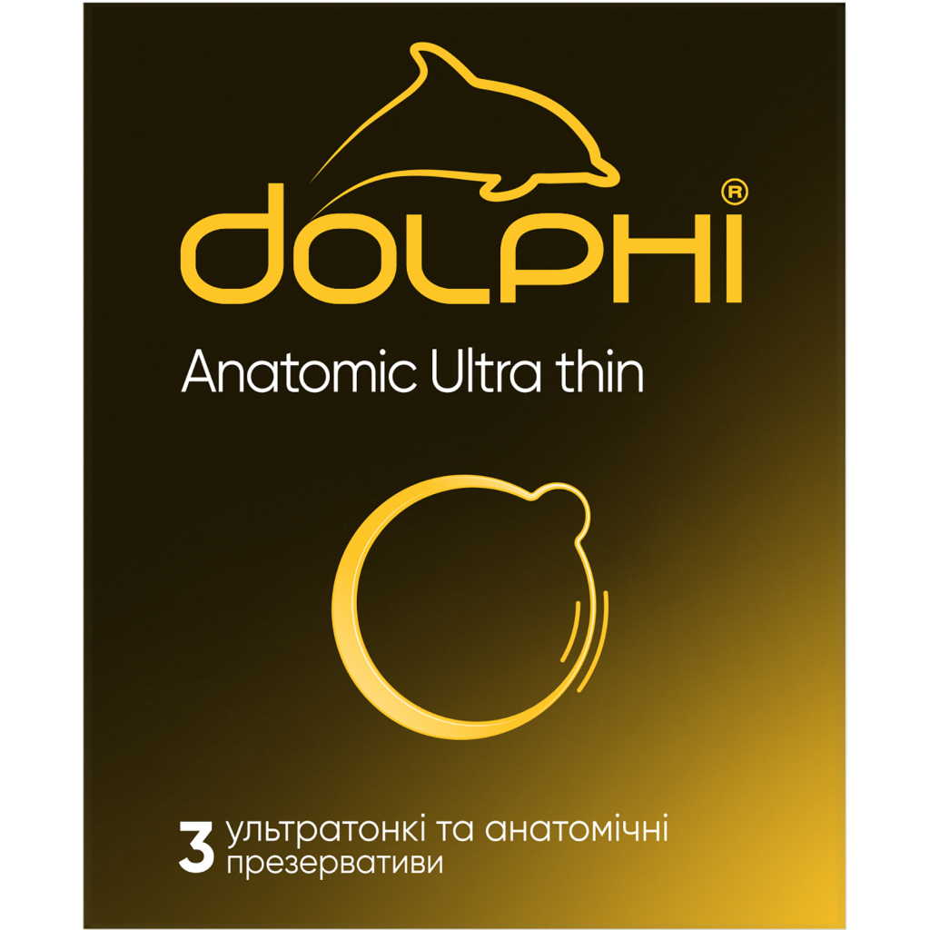 Презервативи Dolphi Anatomic Ultra Thin 3 шт. (4820144770531) - зображення 1