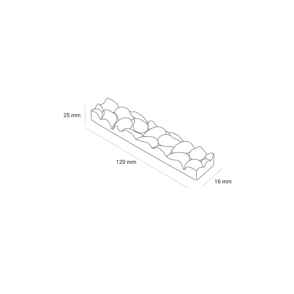 Форма для шоколаду Silikomart Goccia B 120x25 h16 мм 8 шт (CH009) - зображення 3