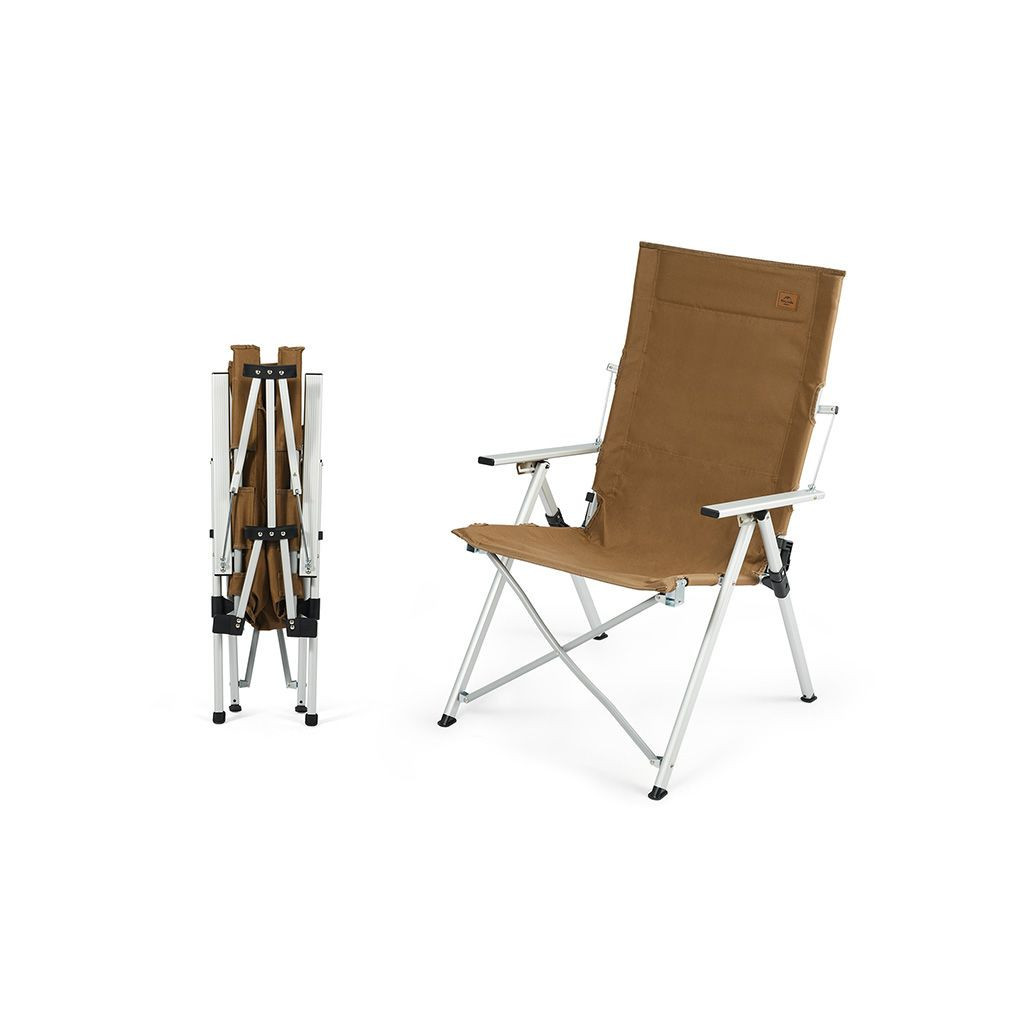 Крісло складане Naturehike CNH22JU059 алюміній коричневe (6975641886969) - зображення 2