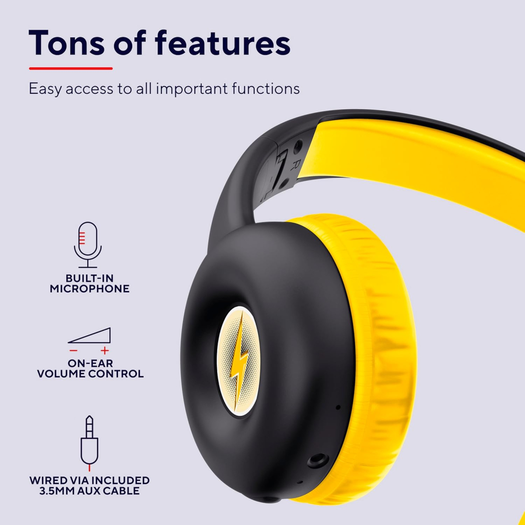 Навушники Trust Nouna Kids Wireless Black (25405) - зображення 5
