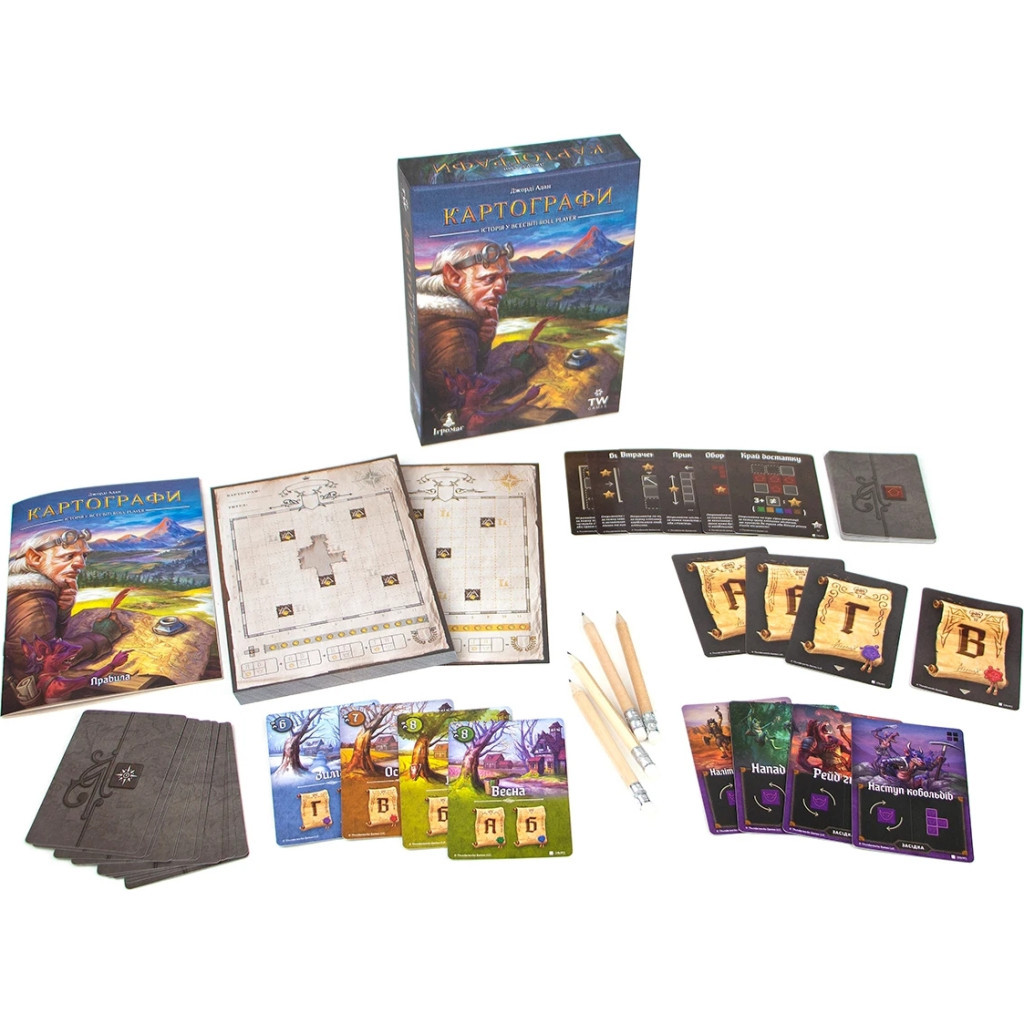 Настільна гра Ігромаг Картографи (Cartographers: A Roll Player Tale) українська (6901) - зображення 4