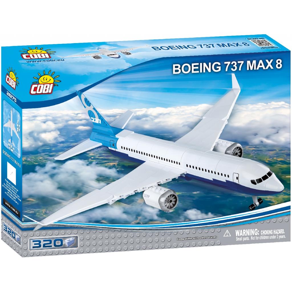 Конструктор Cobi Літак Boeing 737 MAX 8 320 деталей (COBI-26175) - зображення 1