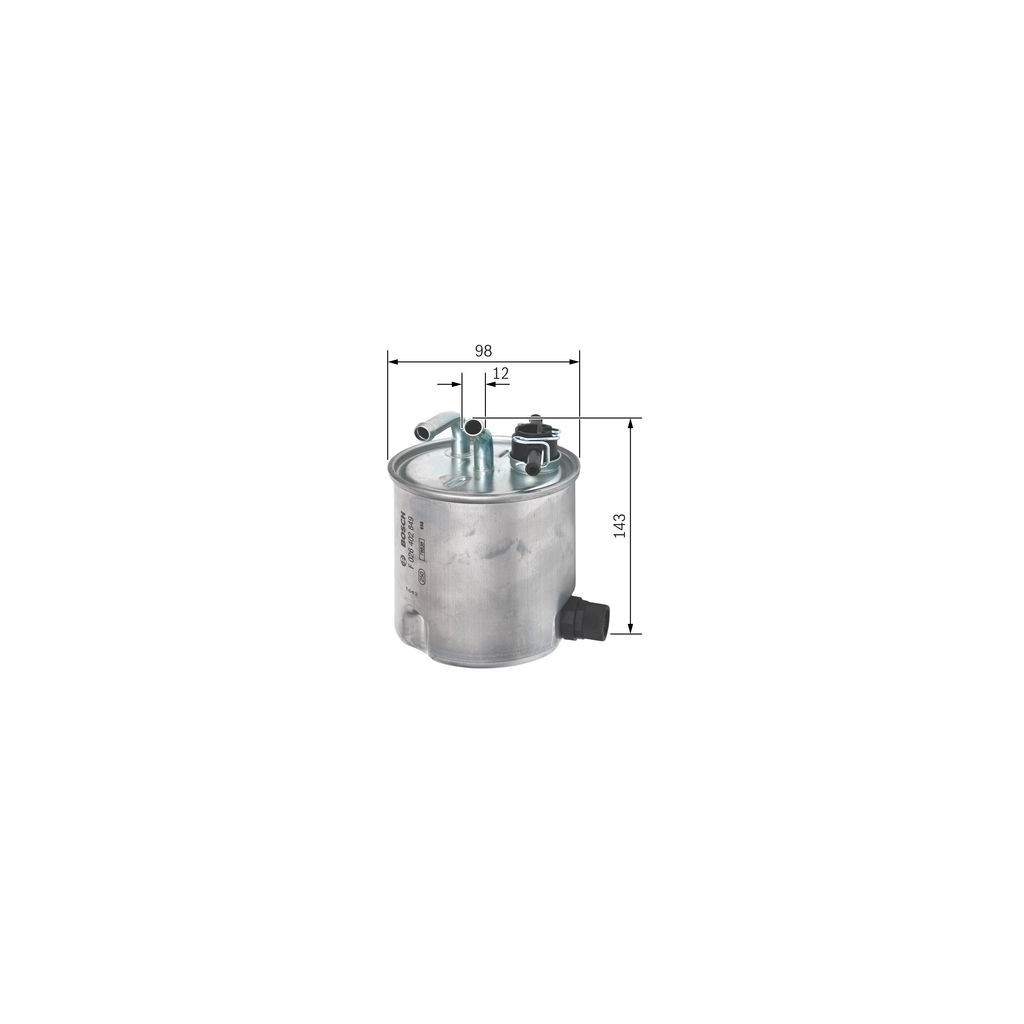 Фільтр паливний Bosch F026402849 - зображення 4