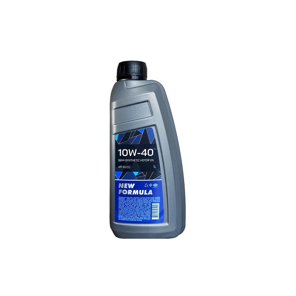 Моторна олива NEW FORMULA 10w-40 (SG/CD) кан. 1л ПЕ (0,9кг) (NF196249) - зображення 1