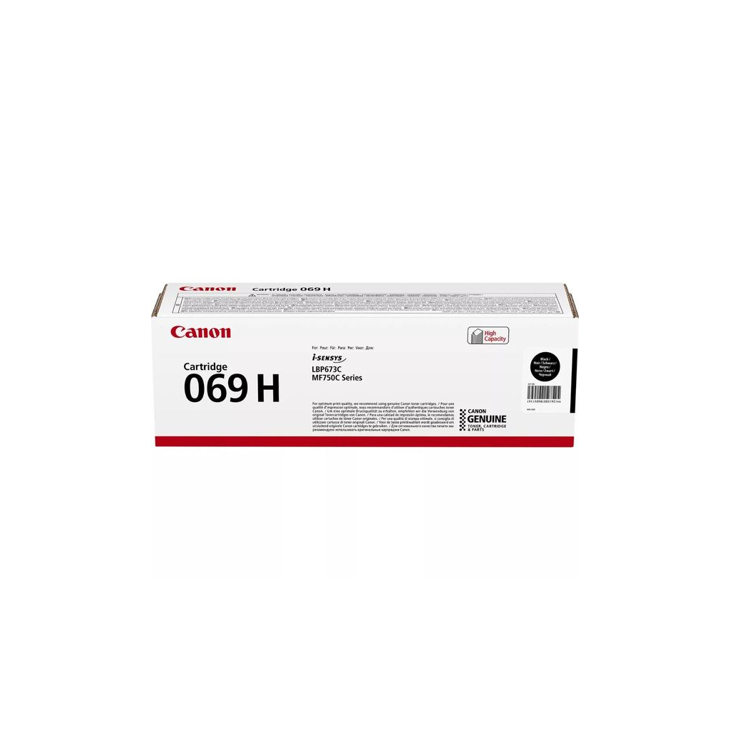 Картридж Canon 069H Black 7.6K (5098C002) - зображення 1