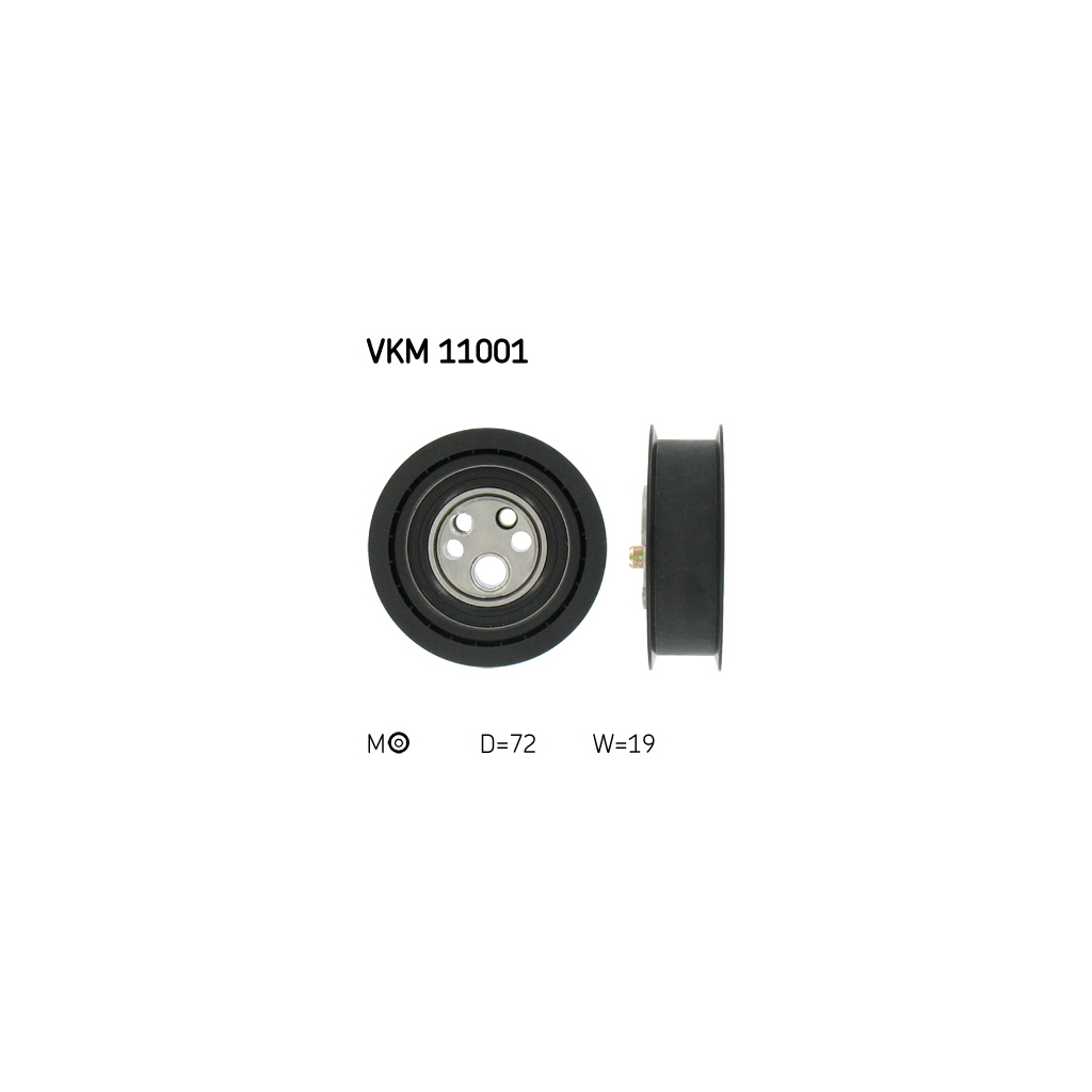 Ролик натягувача ременя SKF VKM 11001 - зображення 1