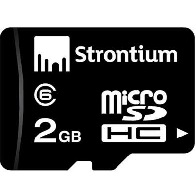 Карта пам'яті Strontium Flash Miсro-SDHC memory card 2Gb (SR2GTFC6R) - зображення 1