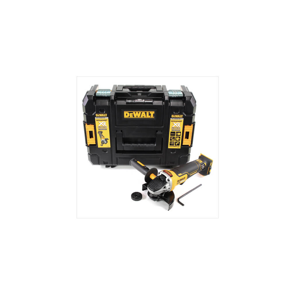 Шліфувальна машина DeWALT 18В XR Li-lon, 125 мм, 9000 об/хв, вага 1.74 кг, TSTAK (без АКБ та ЗП) (DCG406NT) - зображення 2