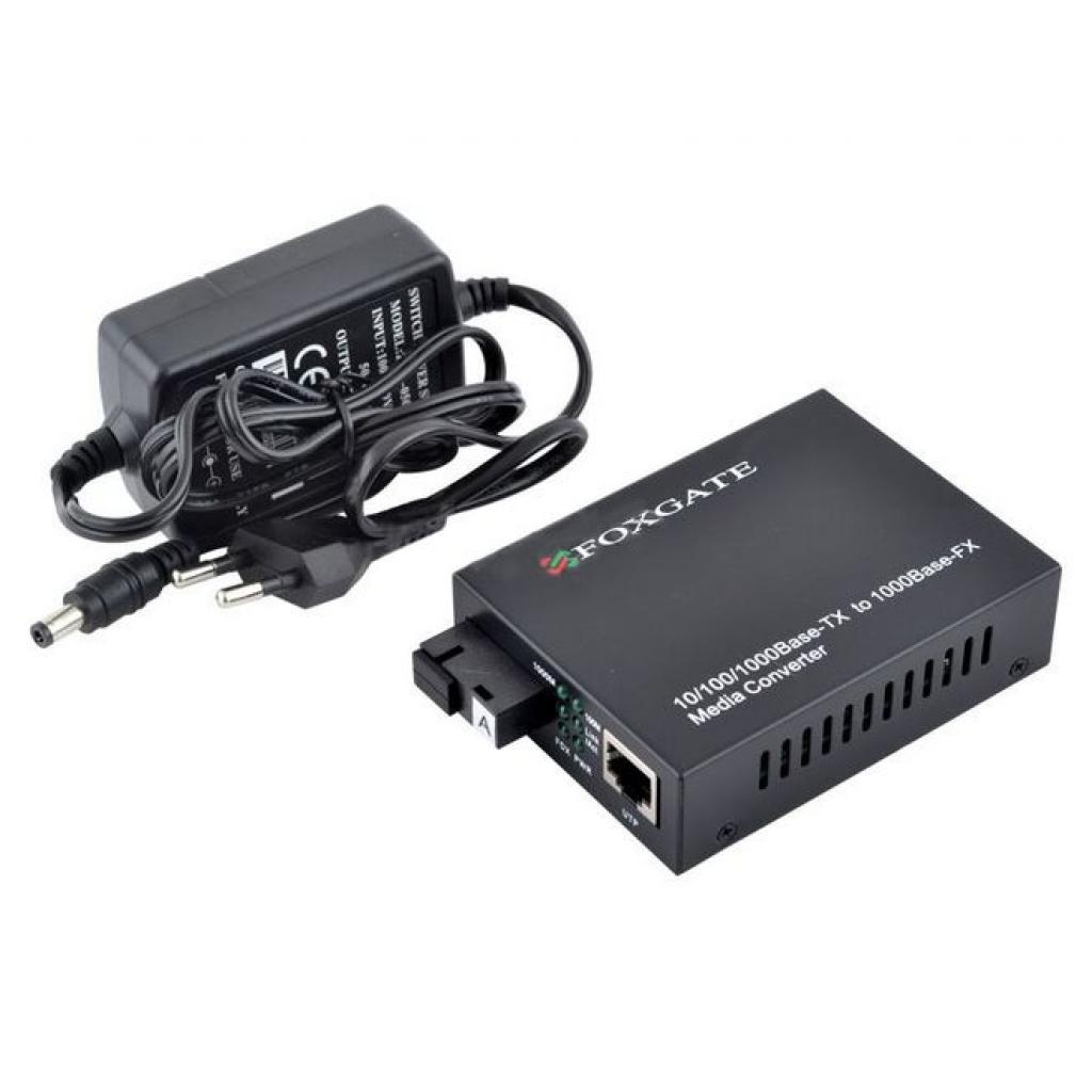Медіаконвертер EC-Q-1G-1SM-1550nm-20 FoxGate - изображение 5