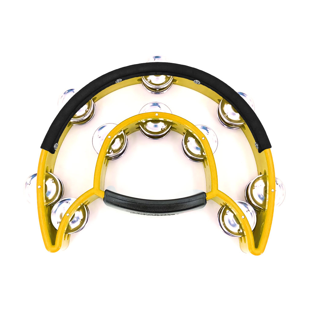 Тамбурин Maxtone Power-2 Tambourine w/Protecting Trim Yellow (818N/P YL) - изображение 1