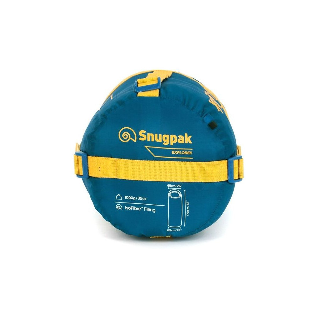 Спальний мішок Snugpak Basecamp Explorer Child 1кг 170 см Blue (8211650515833) - зображення 3