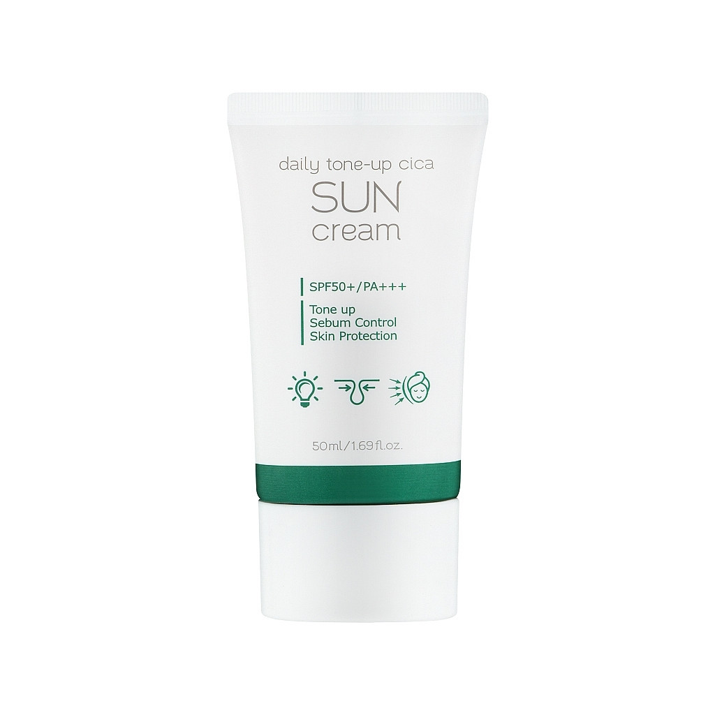 Засіб від засмаги Prreti Daily Tone-Up Cica Sun Cream Сонцезахисний крем 50 мл (8809738321652) - зображення 1