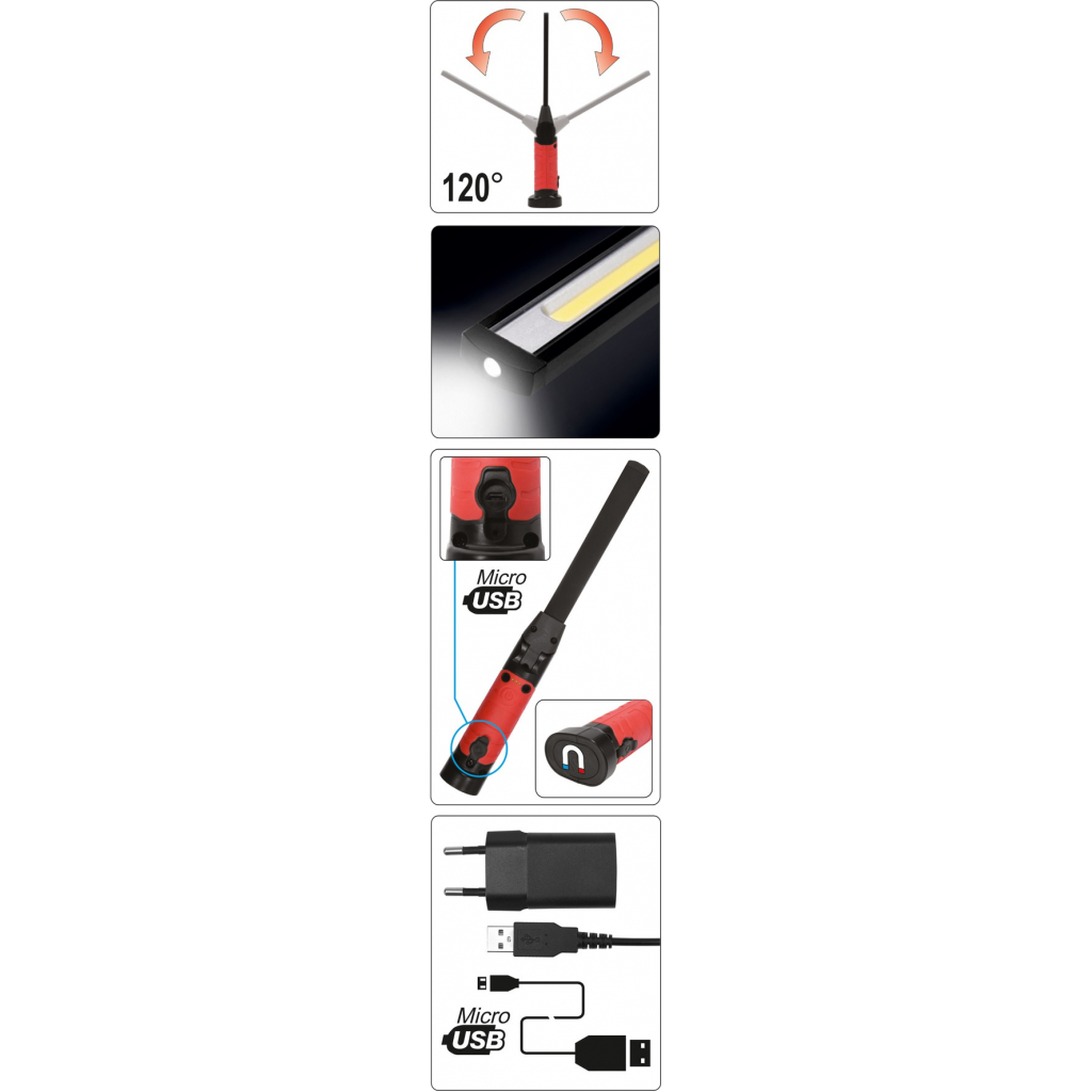 Ліхтар Yato акумуляторний (YT-08518) - зображення 4