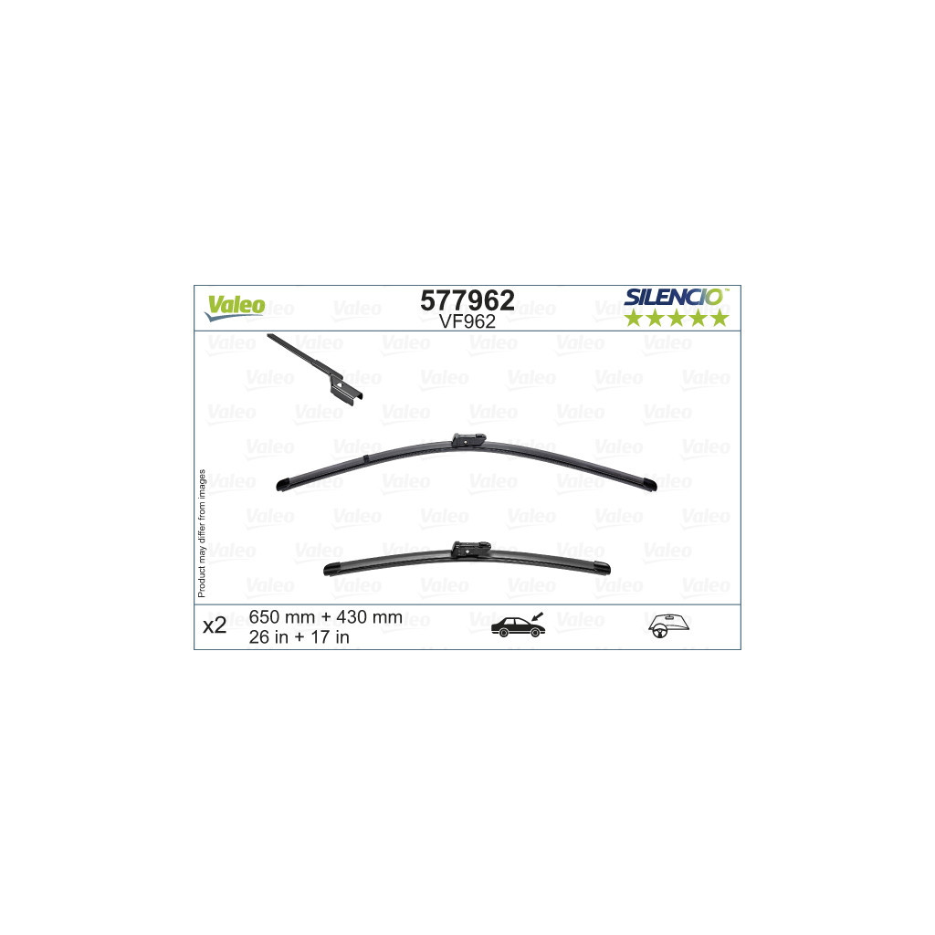Щітка склоочисника Valeo 577962 - зображення 1
