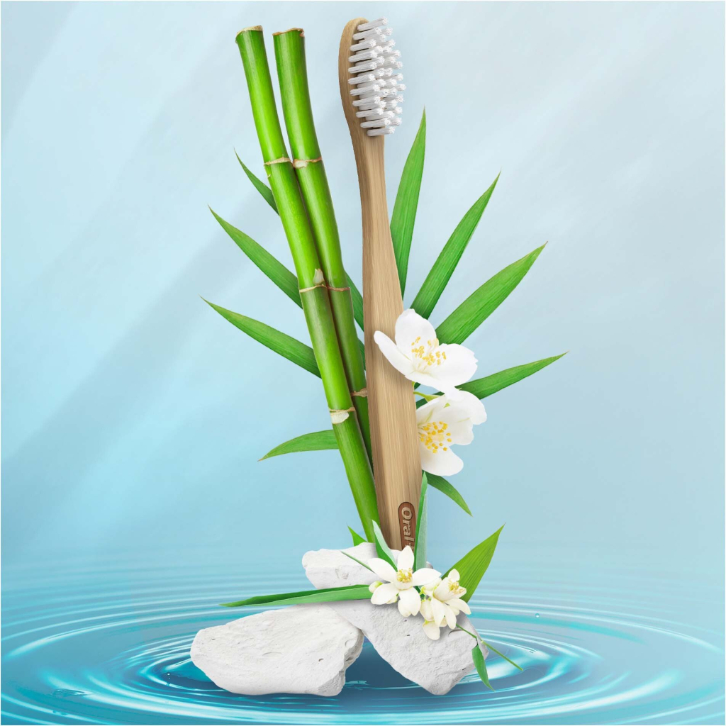 Зубна щітка Oral-B Bamboo Середньої жорсткості (3014260106546) - зображення 3