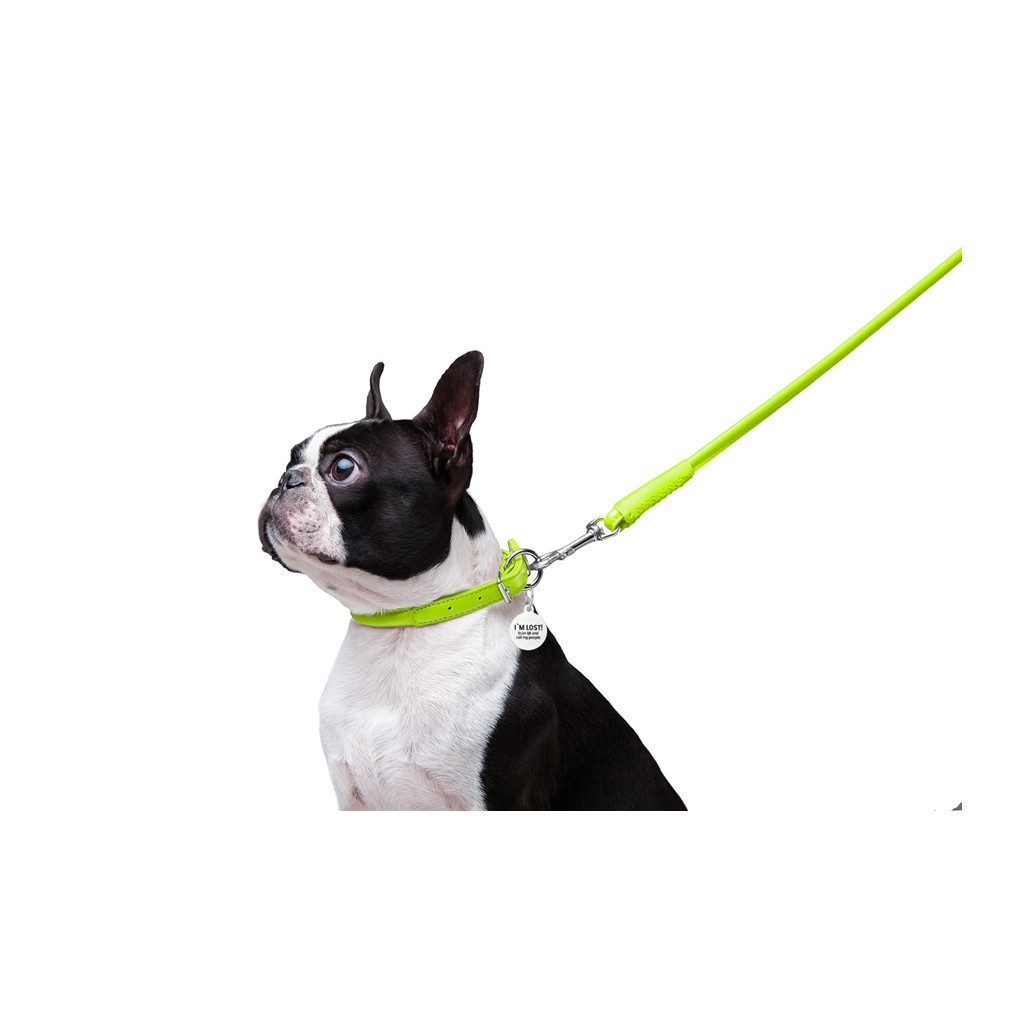 Повідець для собак WAUDOG Glamour круглий XS d 8 мм Д 122 см салатовий (33775) - изображение 6