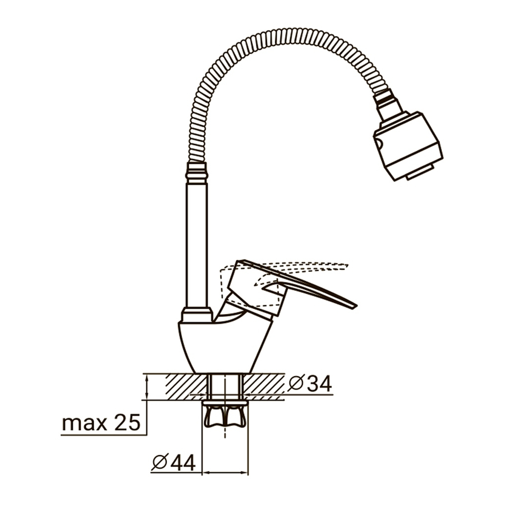 Змішувач AQUATICA ML-4B644C - зображення 3