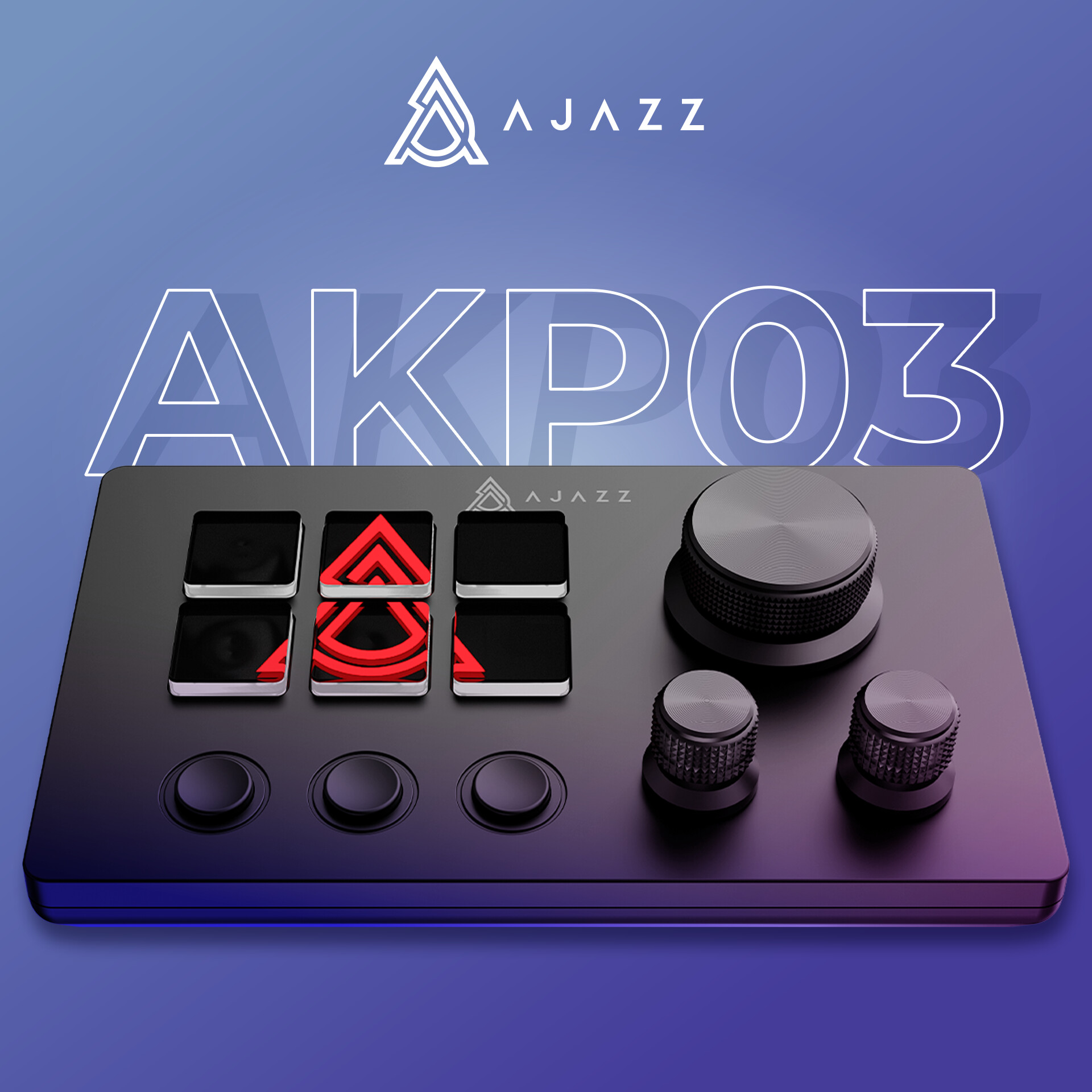 Контролер для стримінгу Ajazz AKP03E USB Black - изображение 11