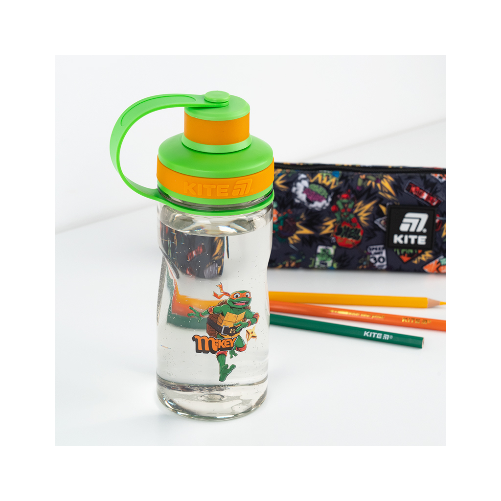 Поїльник-непроливайка Kite Ninja Turtles 500 мл, сіра (NT25-397) - зображення 5