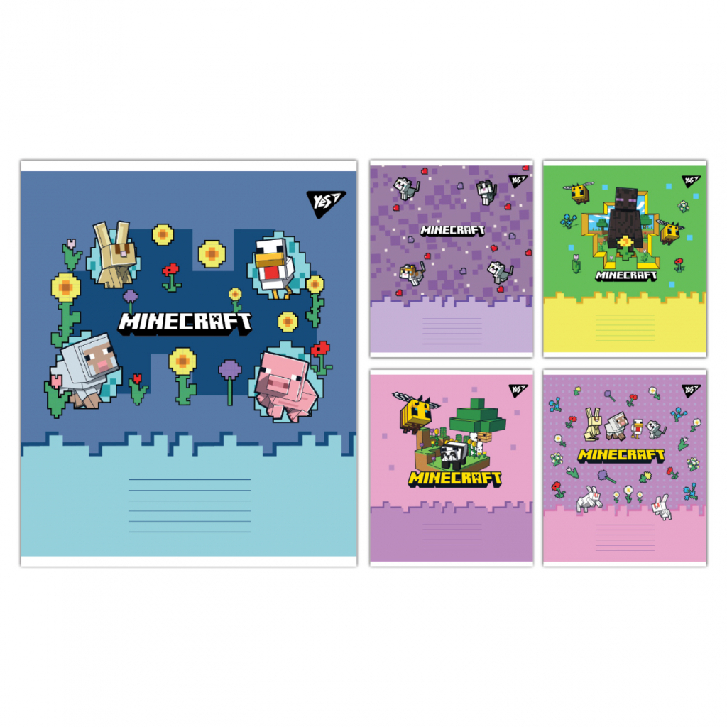 Зошит Yes Minecraft Spring А5 24 аркушів лінія (767596) - зображення 1