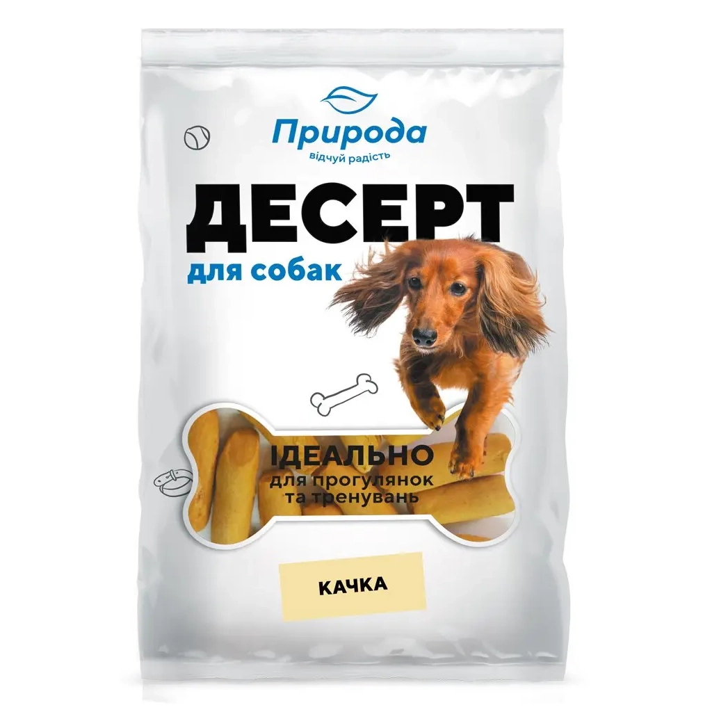 Ласощі для собак Природа Качка 550 г (4823082417742) - зображення 1