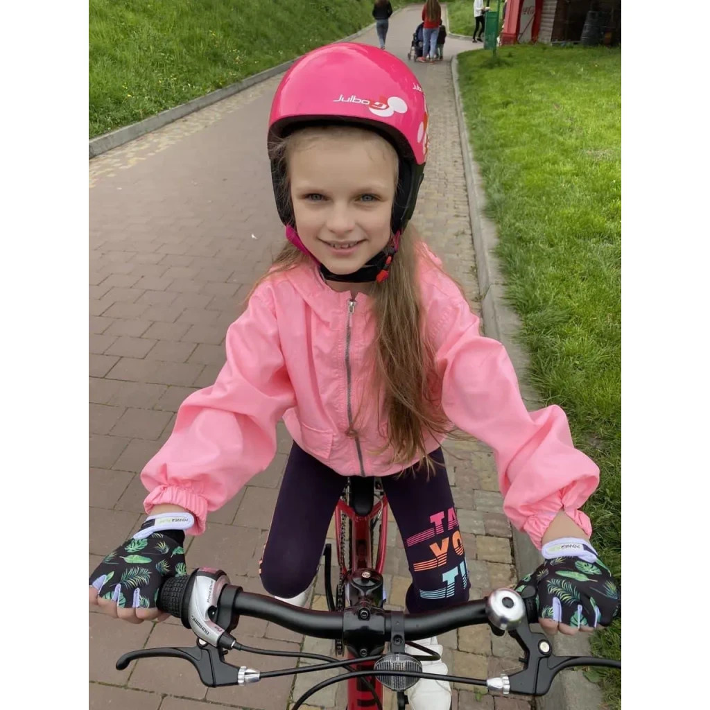 Велорукавиці PowerPlay 001 Чорні листівки XS (SALE_001_Black_XS) - зображення 5