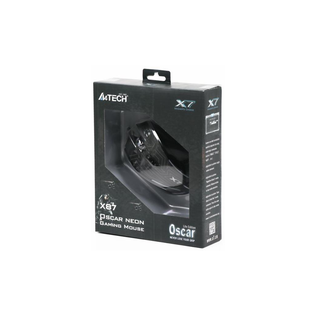 Мишка A4Tech X87 Maze Black (4711421934275) - зображення 5