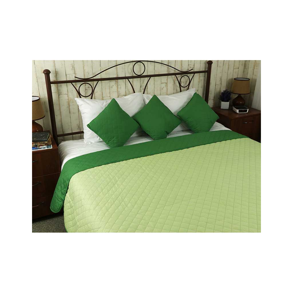 Покривало Руно двостороннє Grass Ромб зелене 150х212 см (360.52У_Grass ромб) - зображення 4