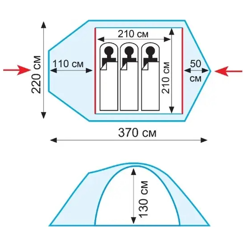 Намет Tramp Lair 3 (v2) (TRT-039) - зображення 12