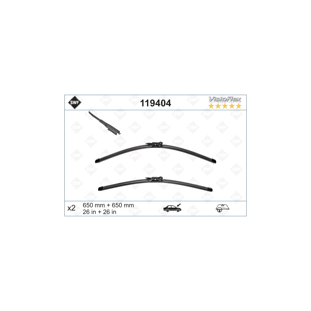 Щітка склоочисника SWF 119404 - зображення 1