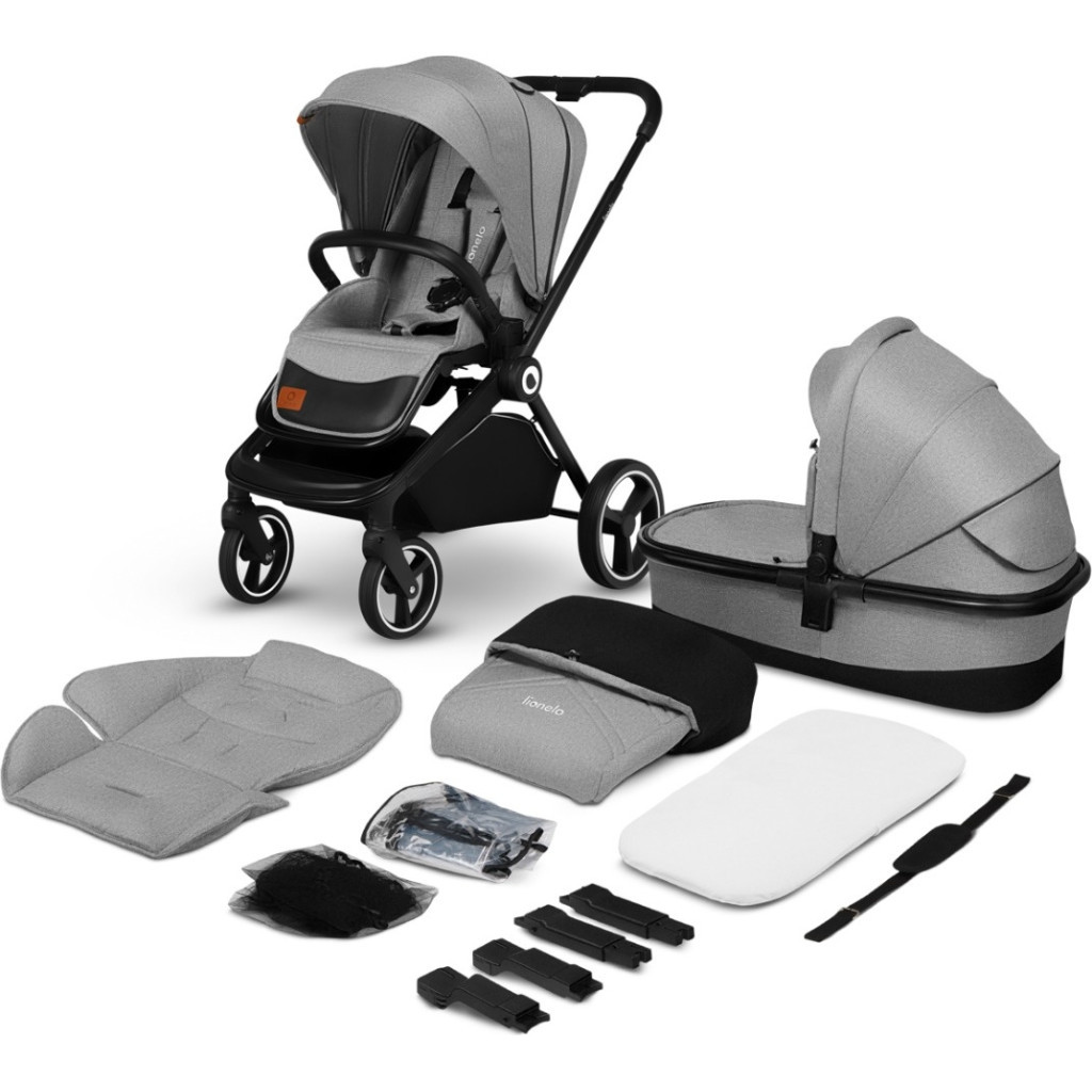 Коляска Lionelo 2 в 1 Mika Grey Stone (LO-MIKA 2IN1 GREY STONE) - зображення 12