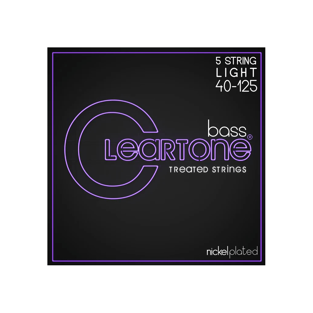 Струни для гітари Cleartone Bass Nickel-Plated Light 5 String (40-125) (6440-5) - зображення 1