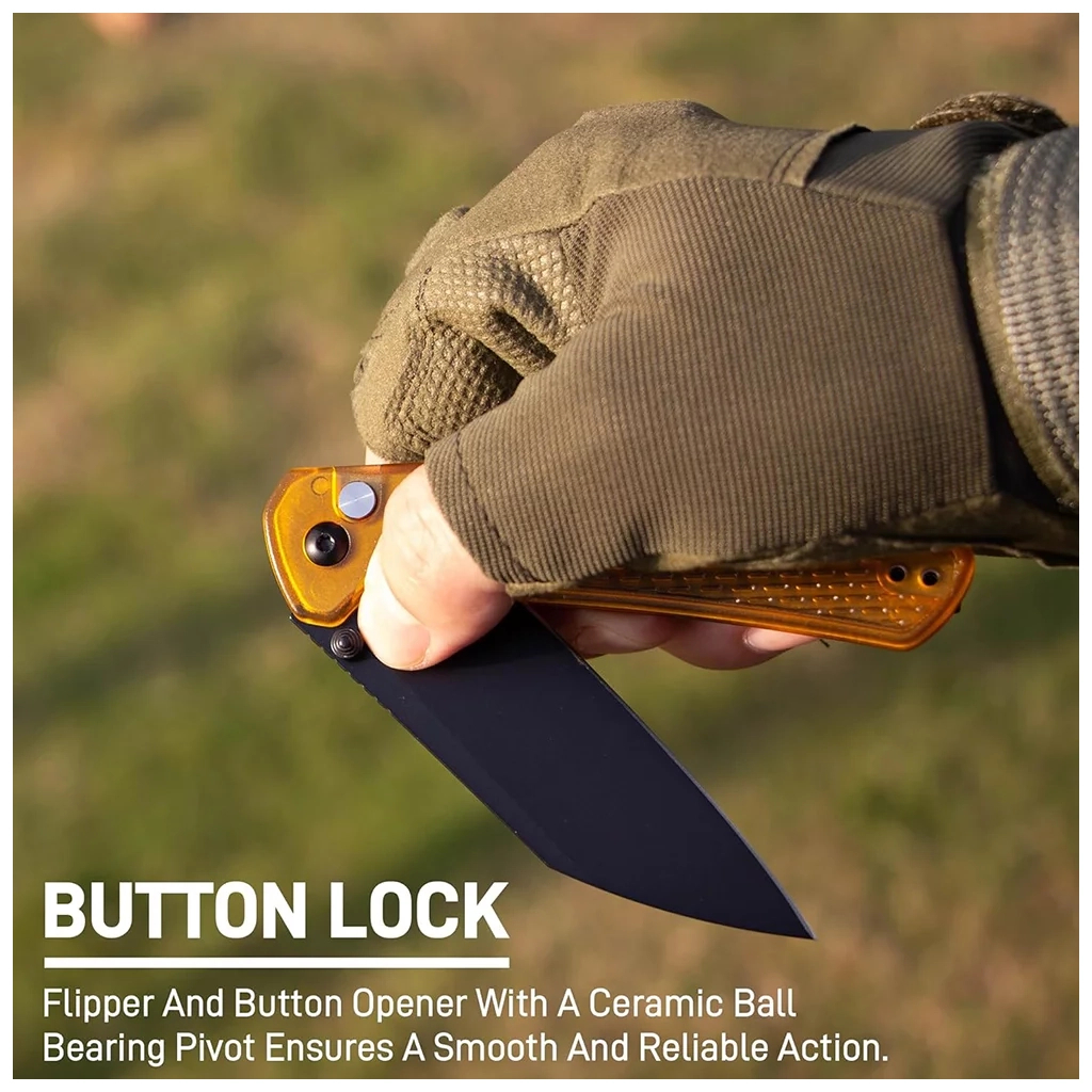 Ніж CJRB Pyrite Light BB Yellow (J1945-AMB) - зображення 6