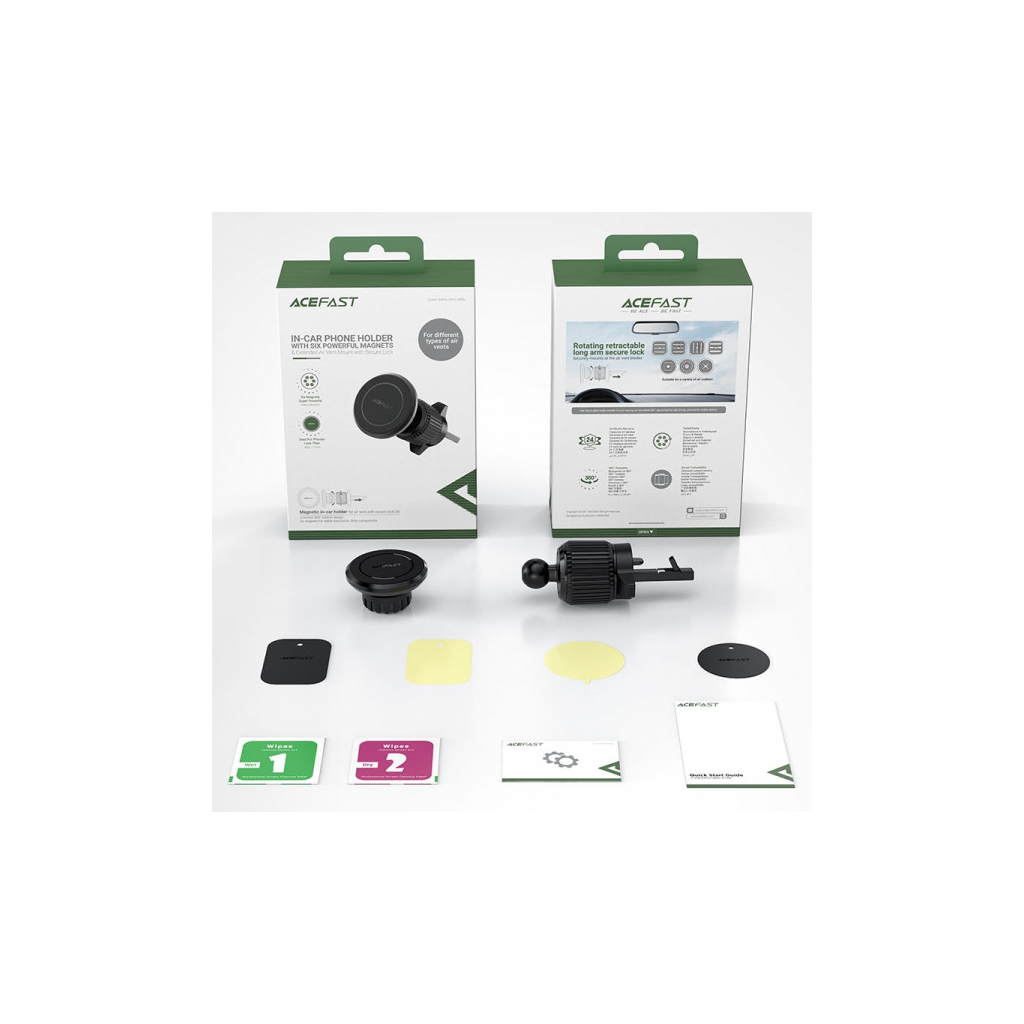 Універсальний автотримач Acefast D6 air outlet magnetic (6974316281160) - зображення 6