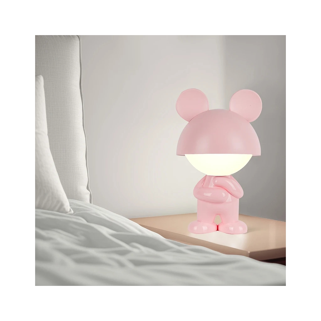 Нічник Kite Світильник LED з акумулятором Dreamy Mouse, рожевий (K25-315-2-2) - зображення 5